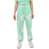 Comme Des Fuckdown Green Cotton Women Sweatpant